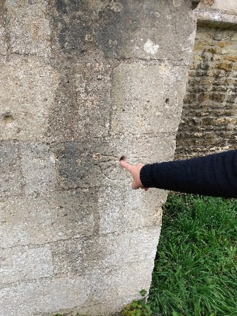 Finger sundial.