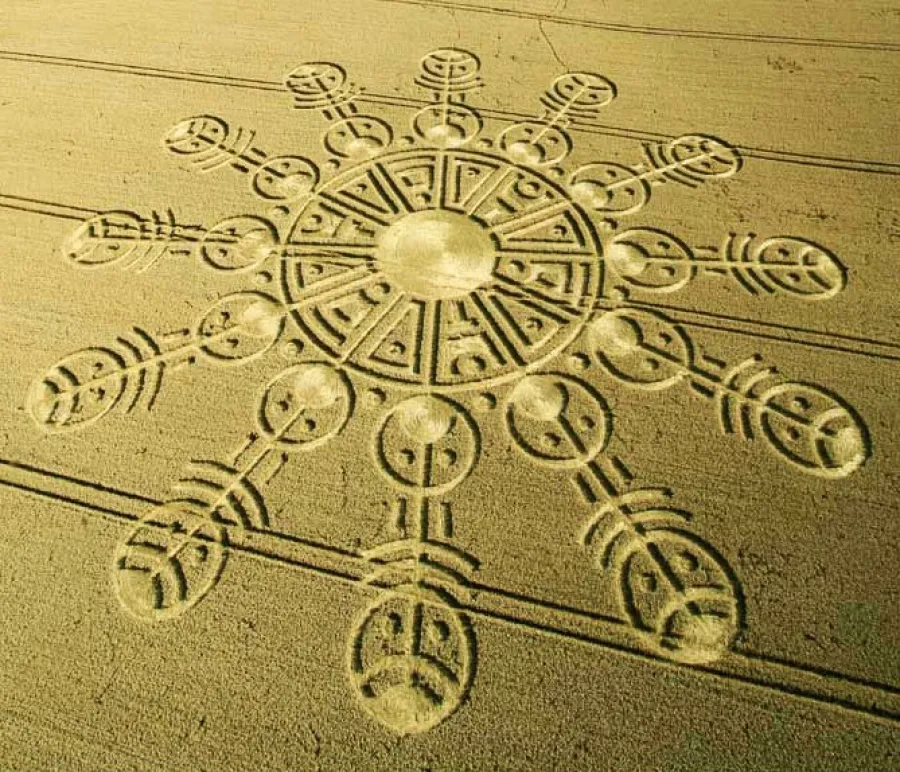 Crop circle. Image Lucy pringle
